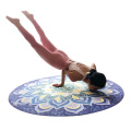 Yugland Meditation Round Shape Yoga Suede Rubber Round Yoga Mat